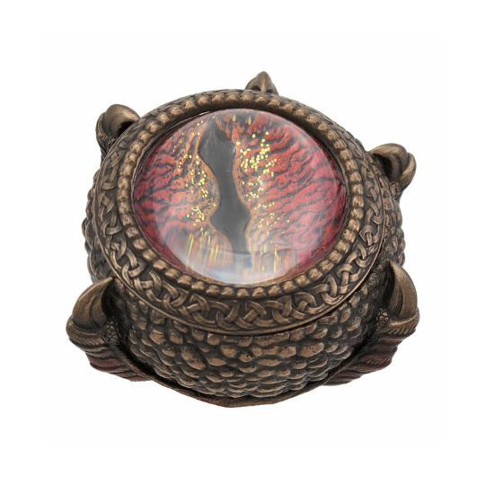 Dragon Eye with Claws Trinket Box 2.25&quot; x 4.25&quot;