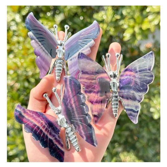 Fluorite Butterfly 2&quot;