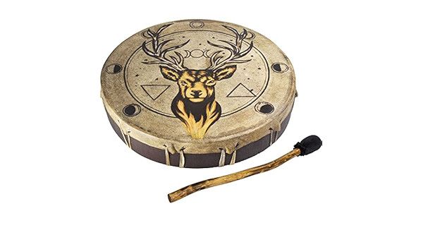 Ceremonial Stag Drum: 12&quot;