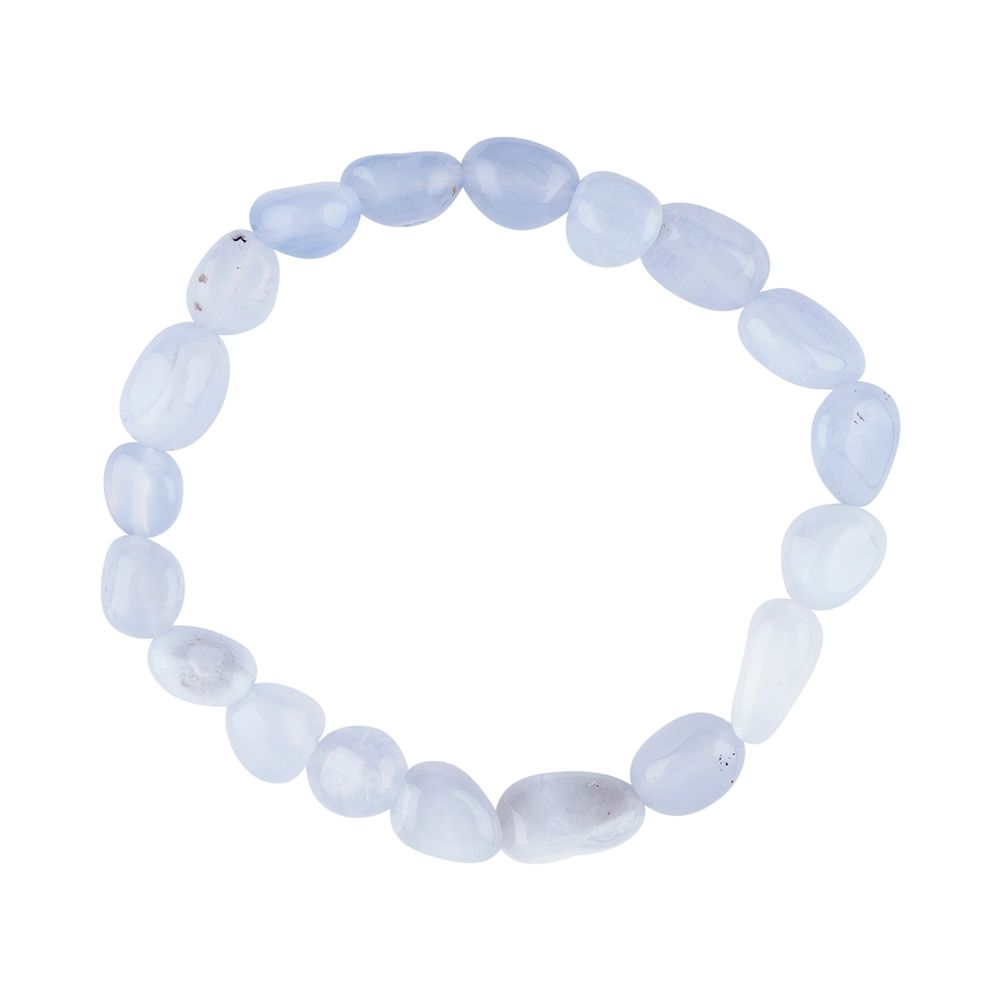 Blue Lace Agate Nugget  Bracelet 4-6mm