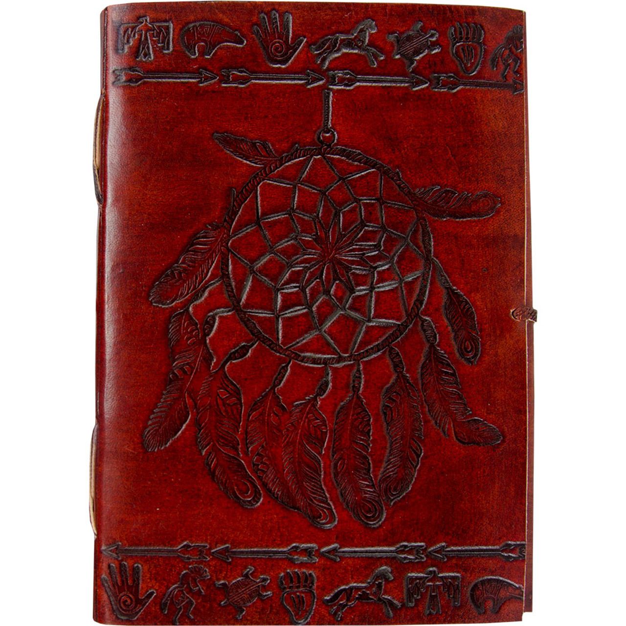 Dreamcatcher 5&quot;x7&quot; Leather Journal with Strap