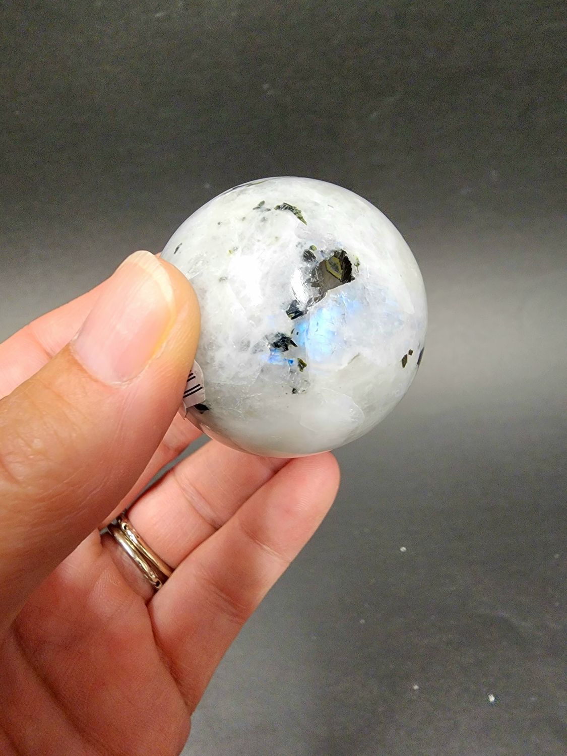 Rainbow Moonstone Sphere 1.75&quot;