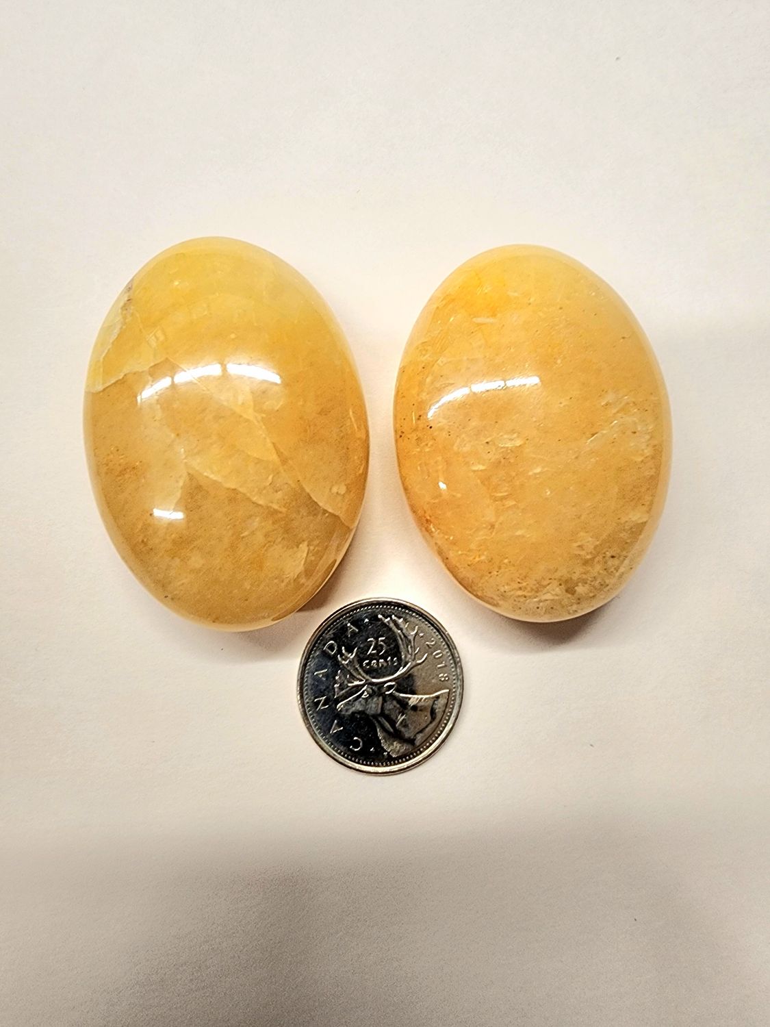 Golden Healer / Amphibole Palmstones