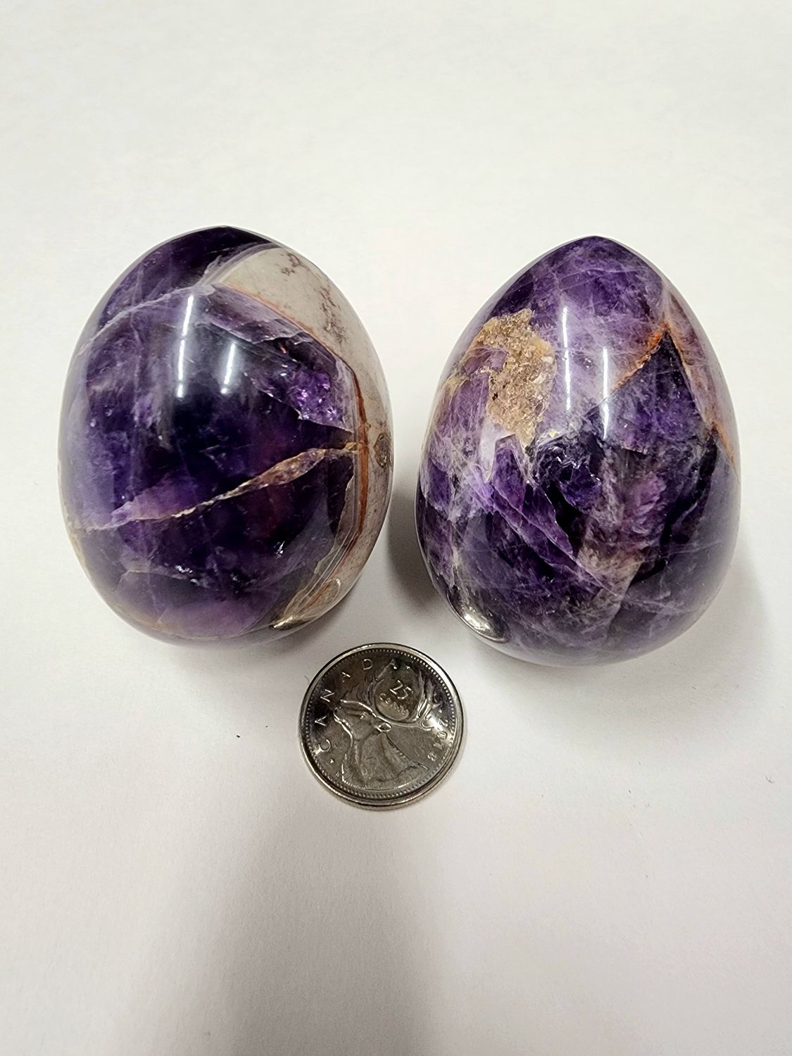 Amethyst Eggs 2.25&quot;