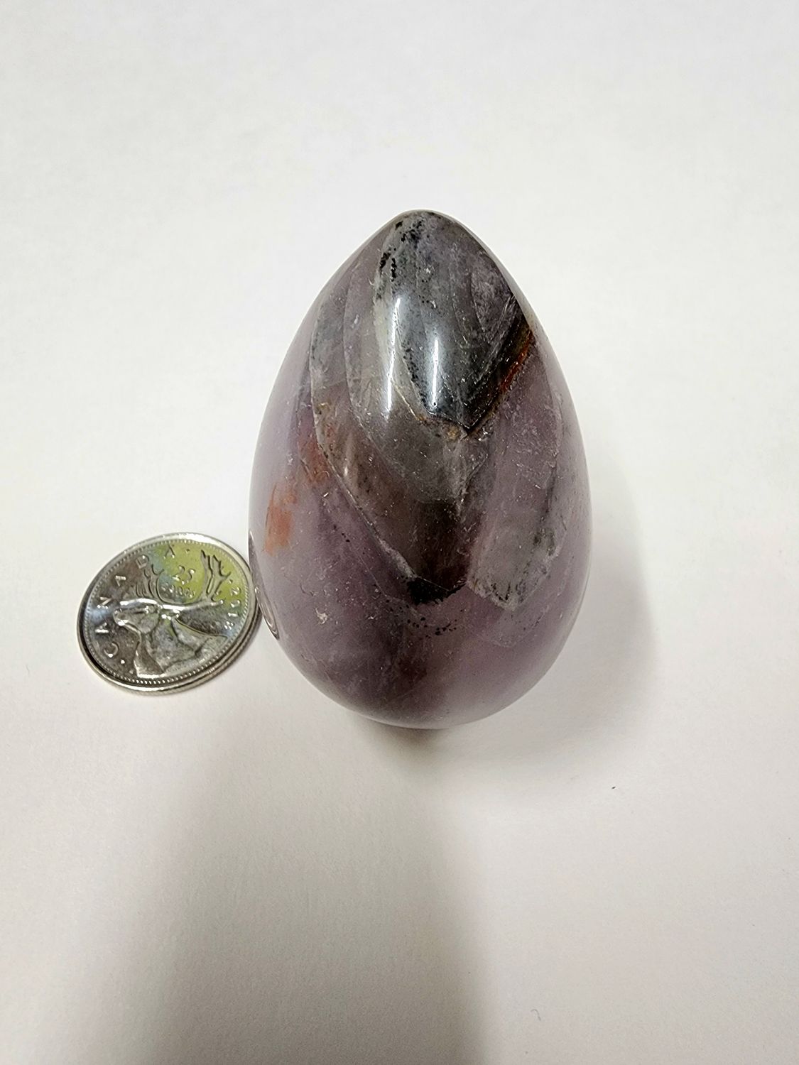 Smoky Amethyst Egg 2&quot;