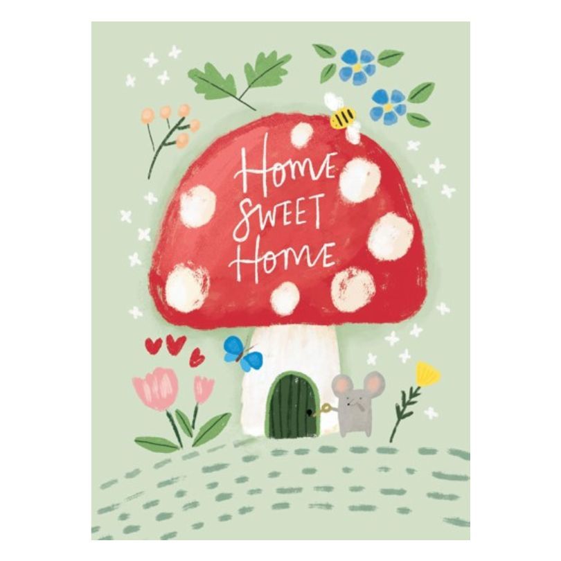 Mushroom House Greeting Card