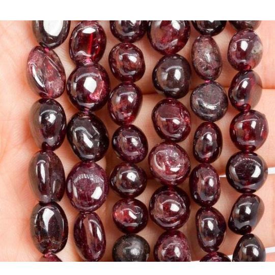 Garnet Small Nugget Bracelet