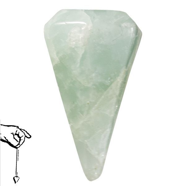 Aquamarine Faceted Pendulum
