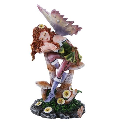 Mushroom Fairy  Statue 5.5&quot;
