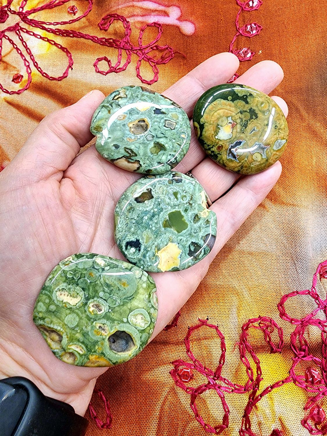 Rainforest Jasper (Rhyolite) Earth Stone