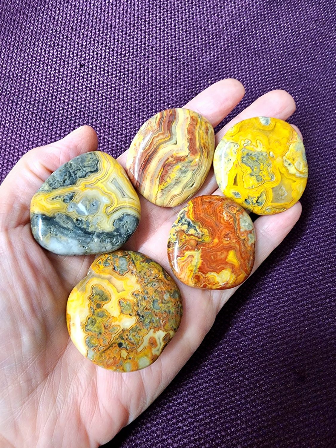 Crazy Lace Agate Earth Stones