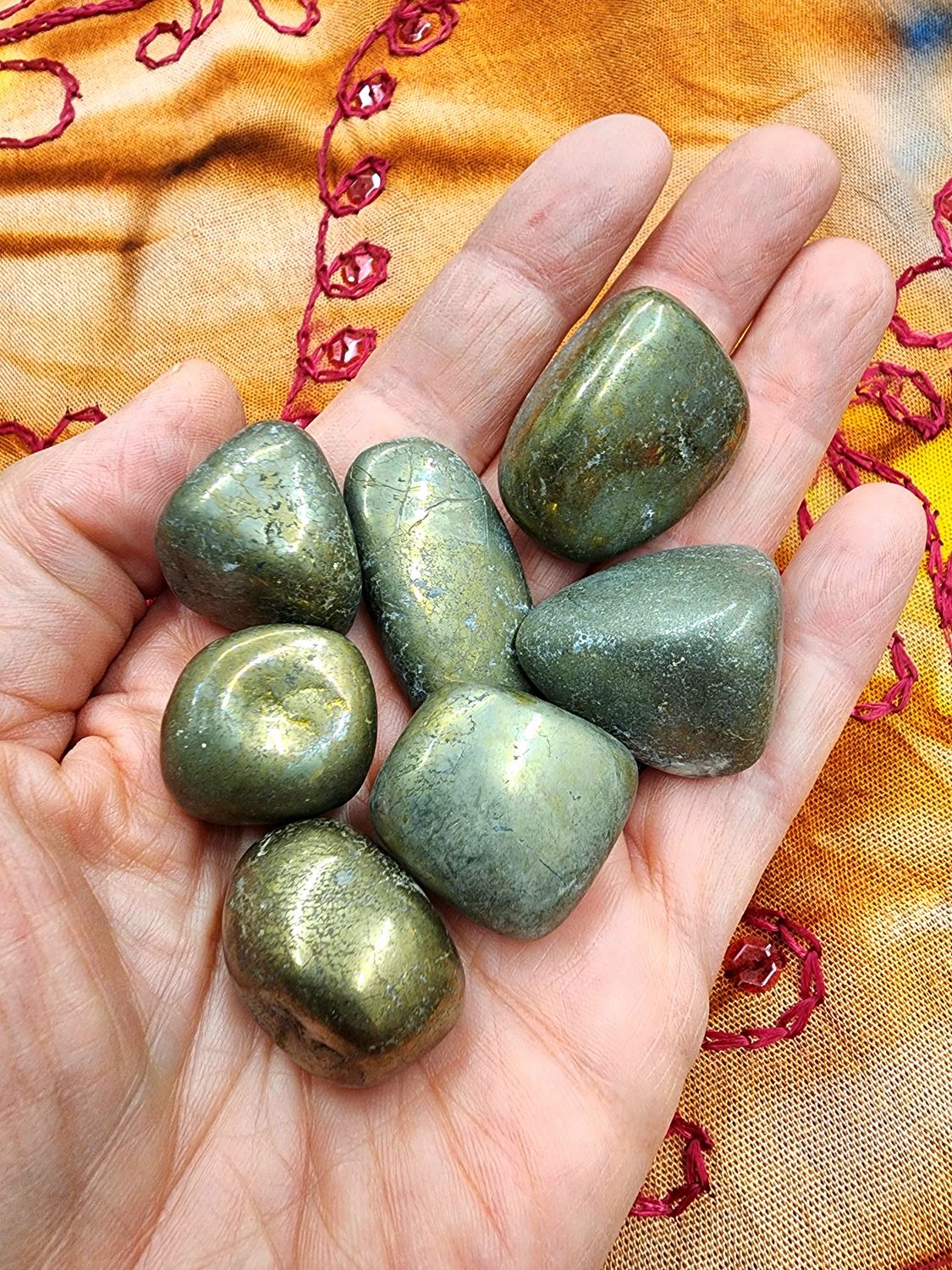 Pyrite Tumbled