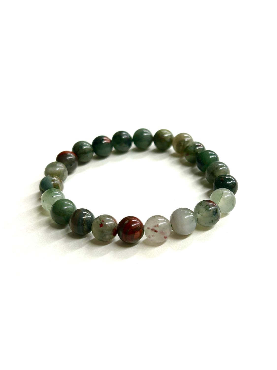 African Bloodstone 8MM Bracelet