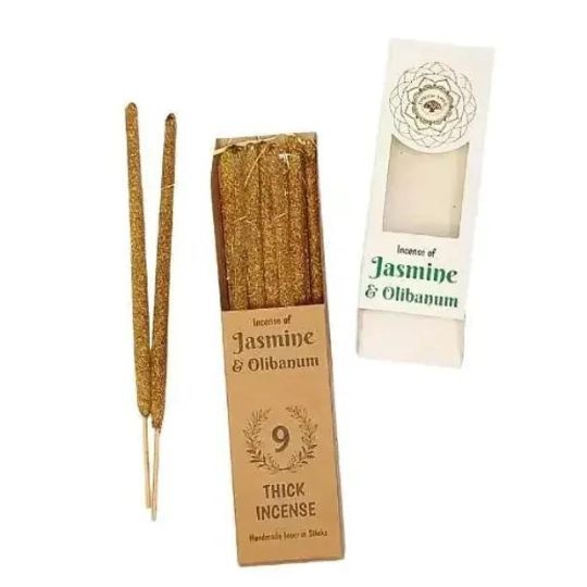 Jasmine &amp; Oblibanum (Frankincense) Thick Incense