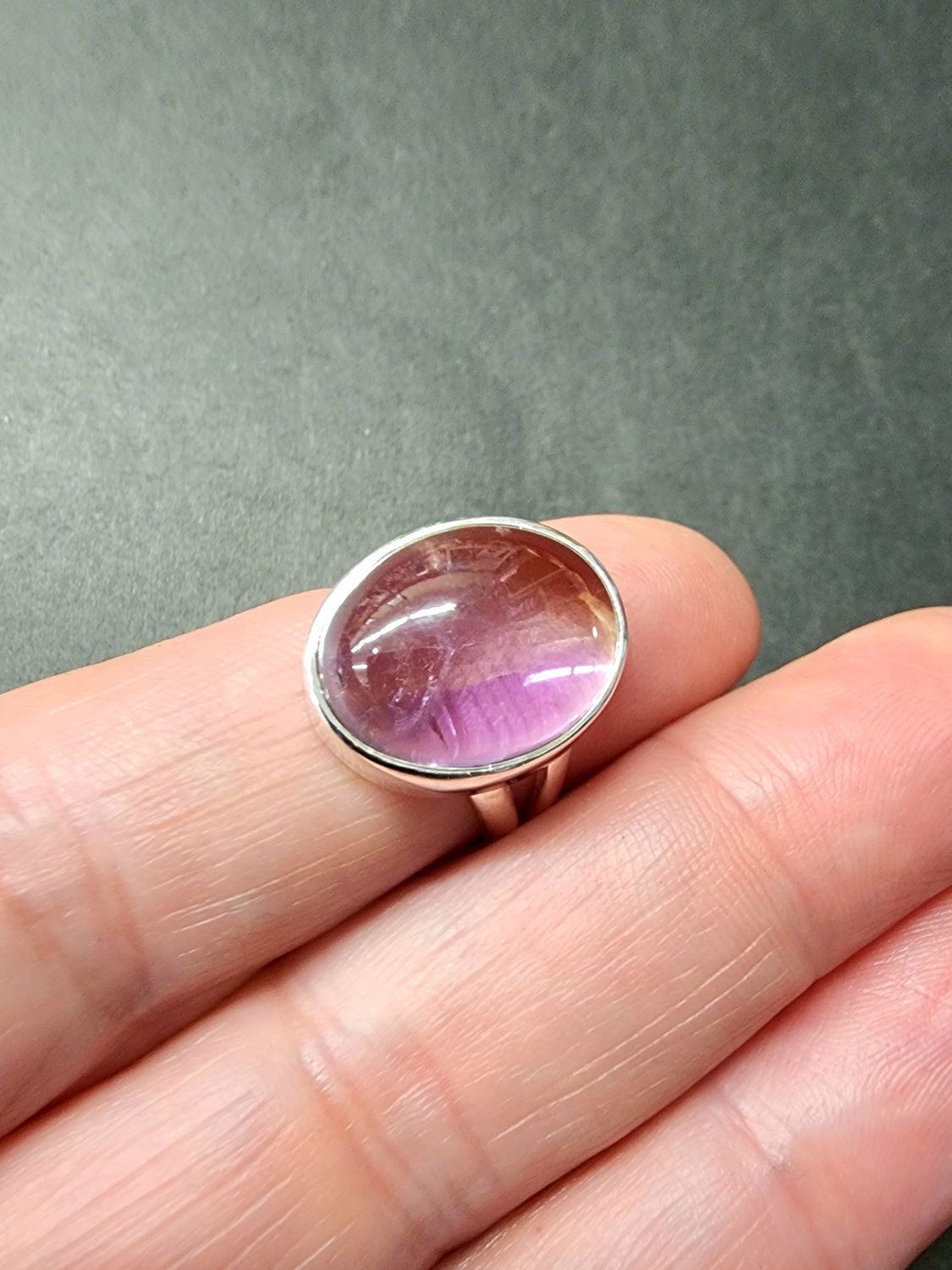 Ametrine Sterling Silver Ring  Size 5