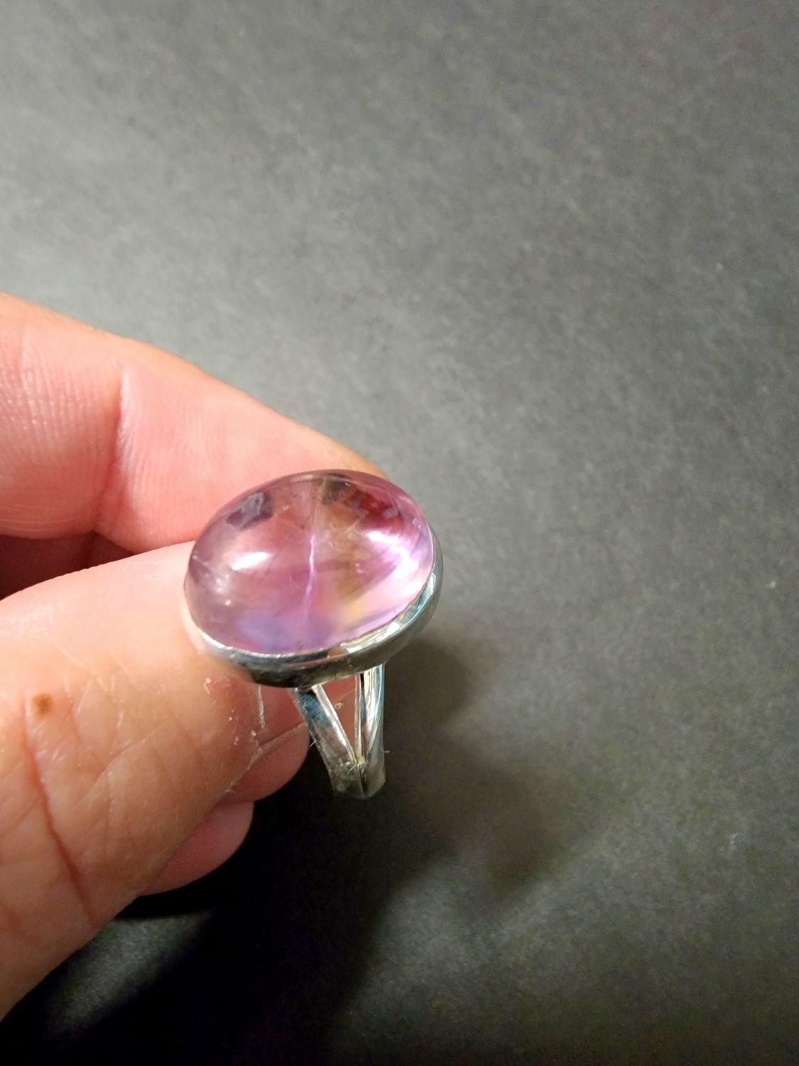 Ametrine Ring - Size 9 Sterling Silver