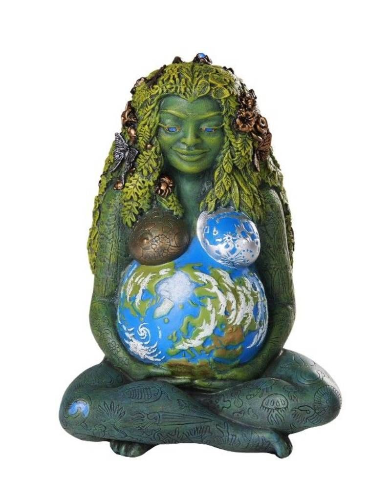 Small Gaia Statue in Colour 4&quot;