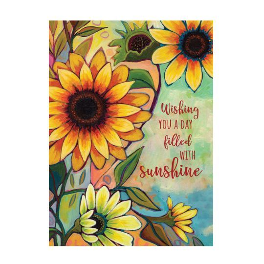 Thankful Sunshine / Wishing You a Day Filled With Sunshine - Greeting Card