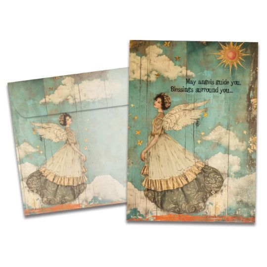 Angels and Blessings - Greeting Card