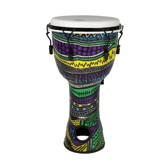 Djembe Fiberglass Air Drum, Lug-Tuned 24&quot; tall 12&quot; head