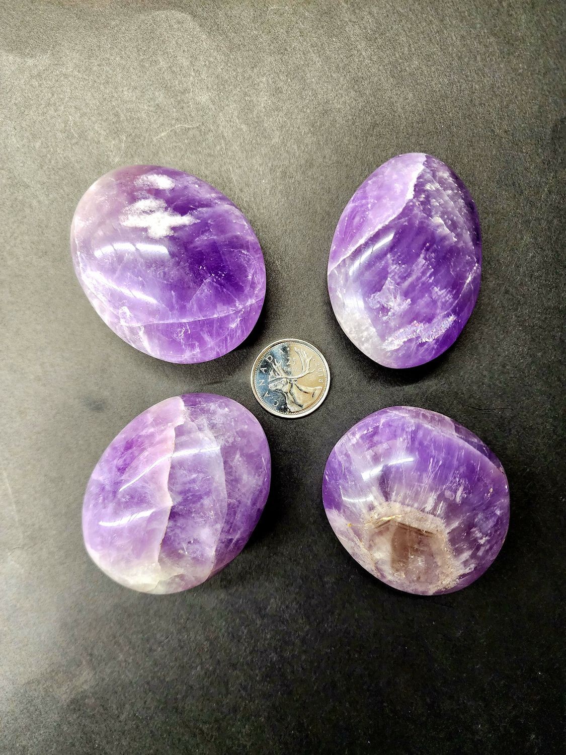 Amethyst Palmstones