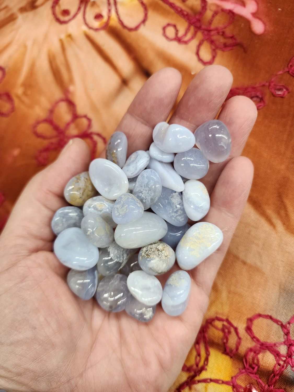 Blue Lace Agate Tumbled
