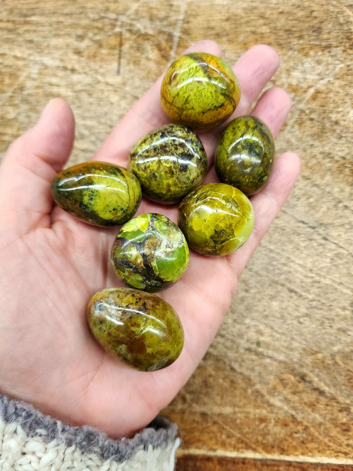 Green Opal Tumbled