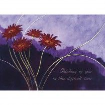 Sympathy in Lavender Greeting Card