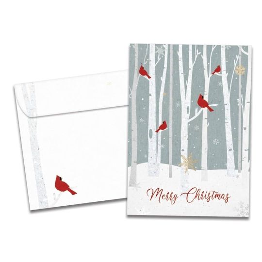 Christmas Cardinals Greeting Cards
