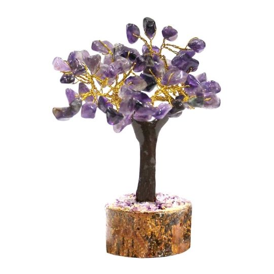 Amethyst Bonsai Gem Tree 4.5&quot;