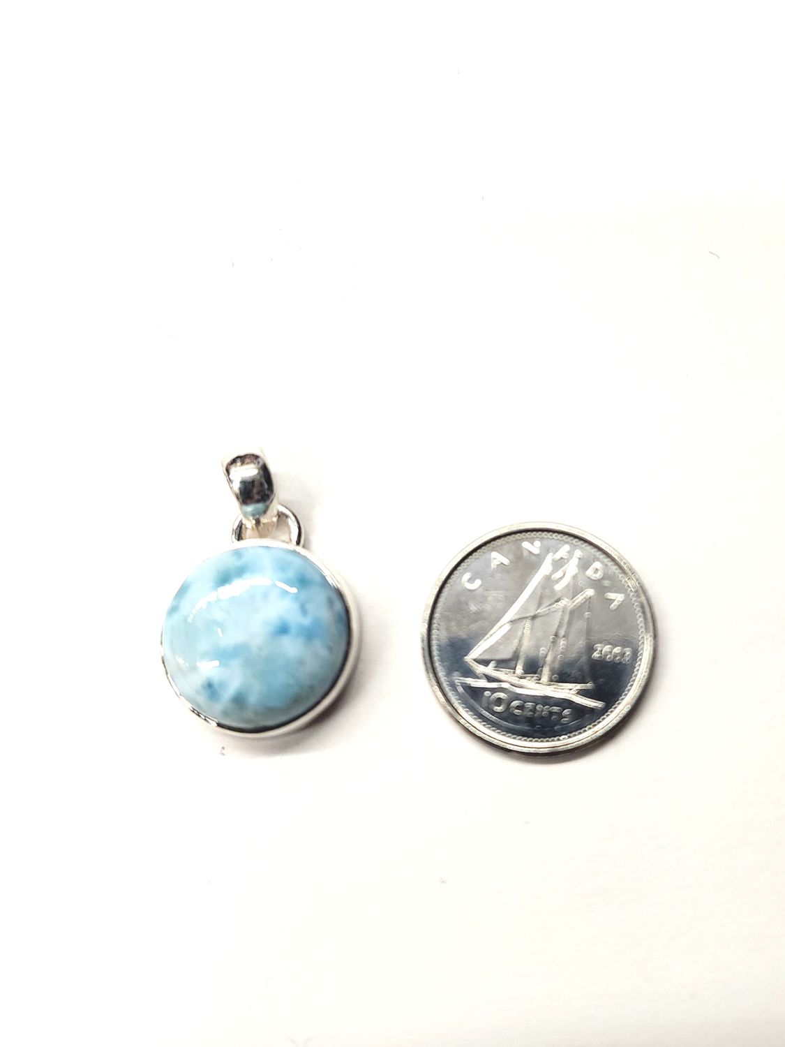 Larimar Pendant E Sterling Silver