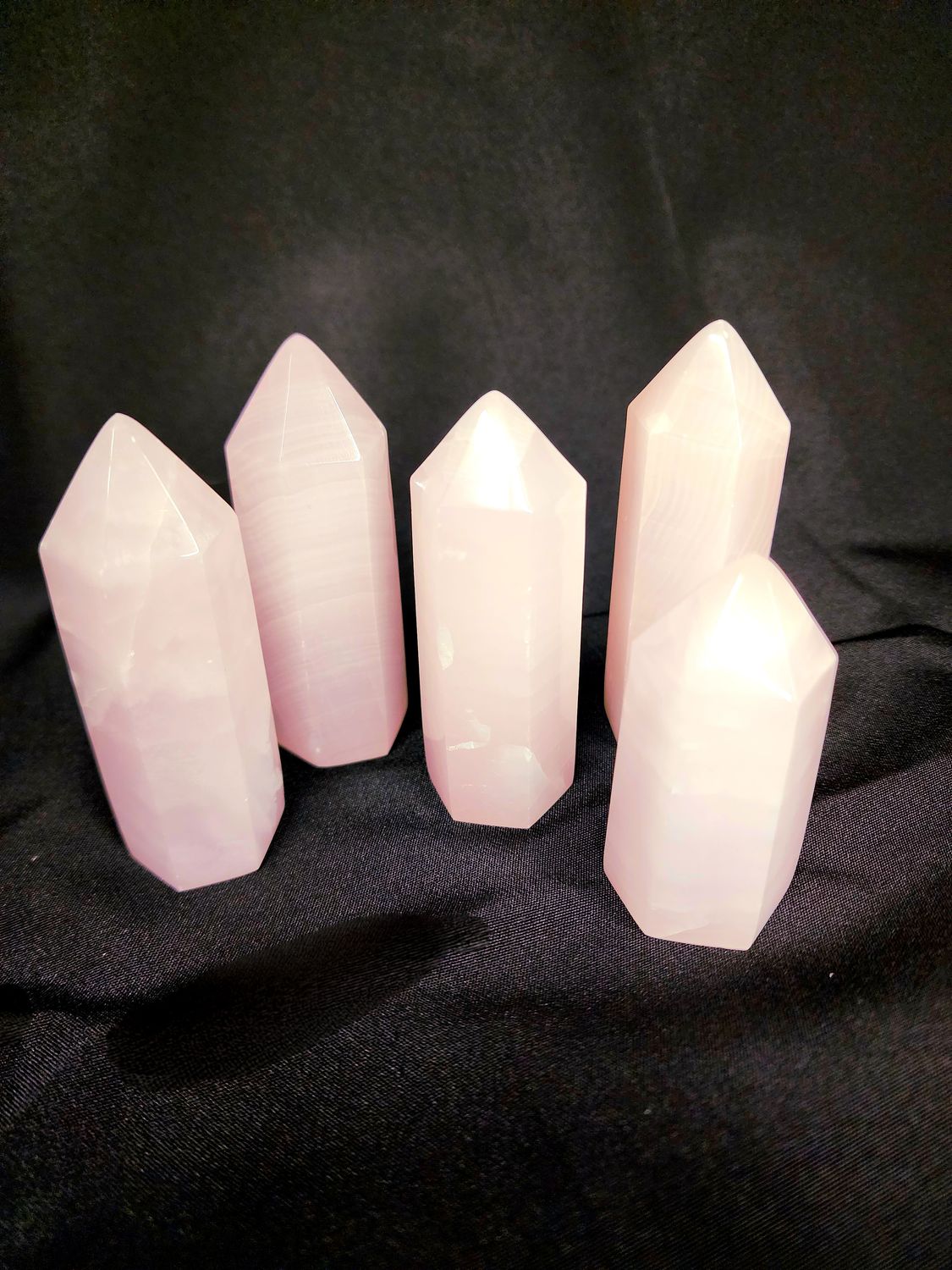 Mangano Calcite / Pink Calcite Generators / Points