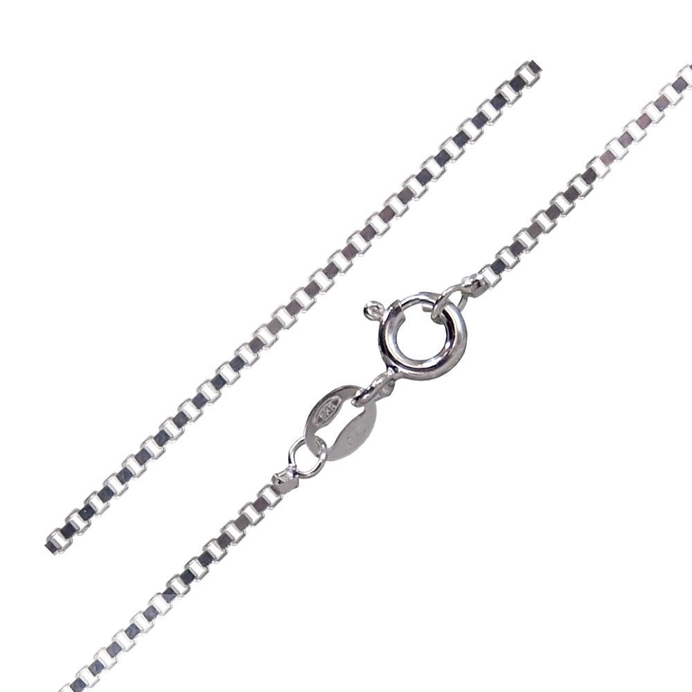 Sterling Silver .925 Box Chain 18 inch