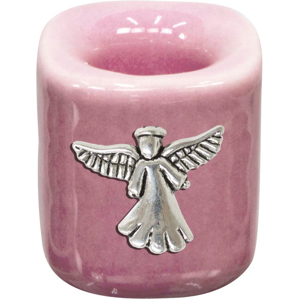 Mini Candle Holder Pink - Angel