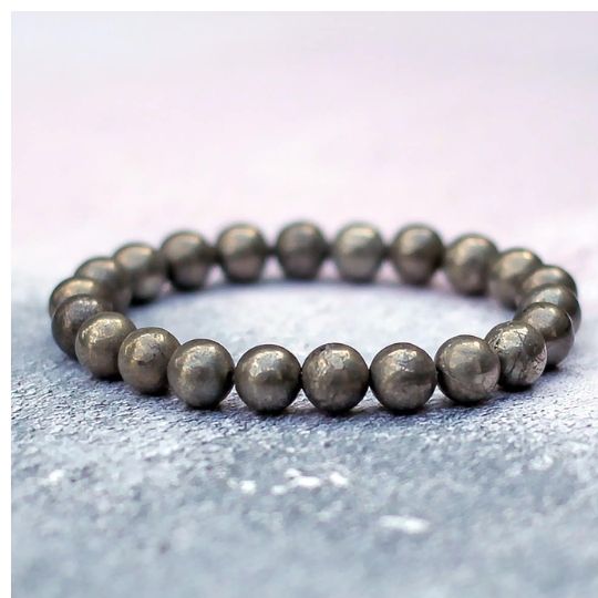 Pyrite Bracelet 8mm