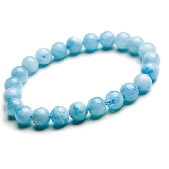 Aquamarine Bracelet 8mm