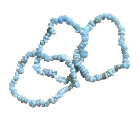 Angelite Chip Bracelets