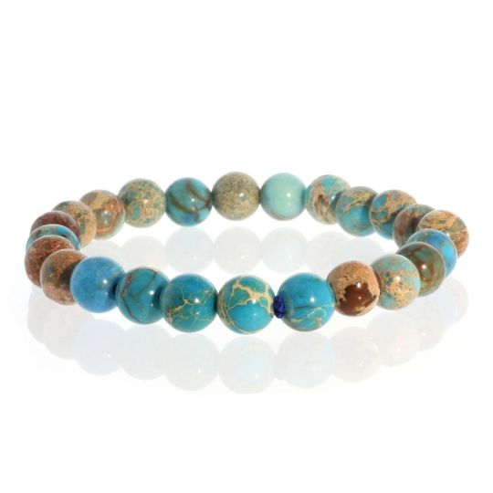 Blue Rhyolite Bracelet 8mm