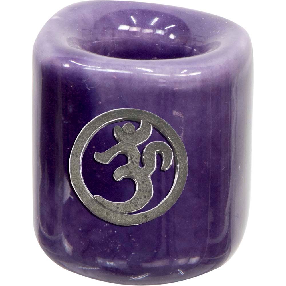 Mini Candle Holder Purple - OM