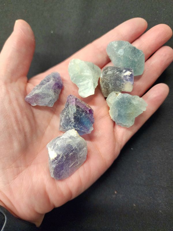 Rainbow Fluorite  Raw