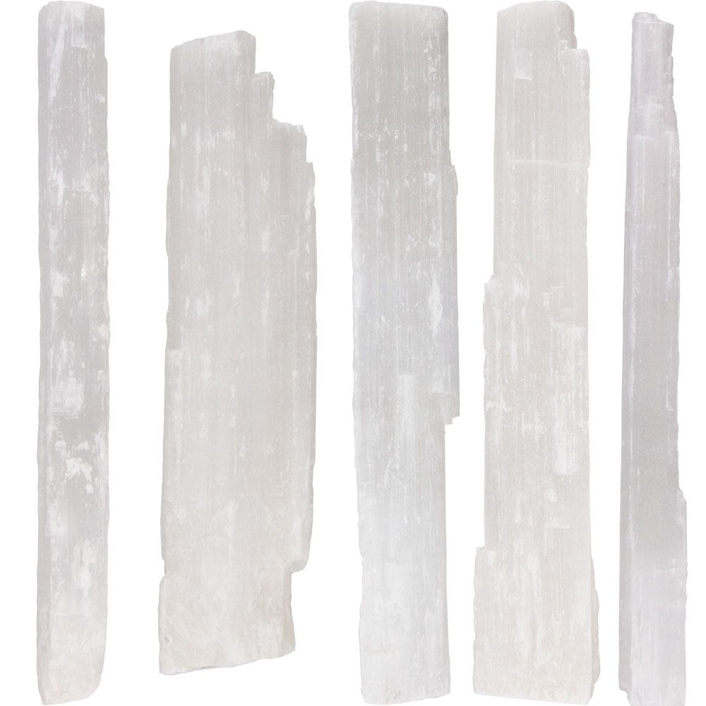 Selenite Raw Rod  - 16&quot;