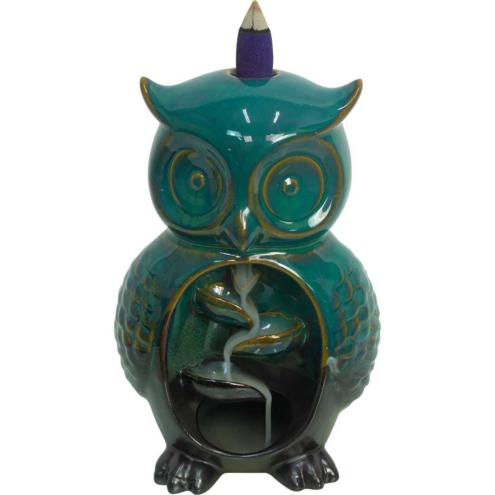Owl Backflow Incense Burner 6.5&quot;