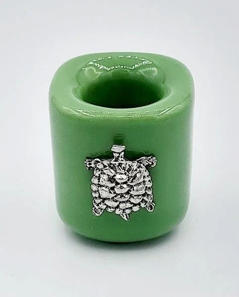 Mini Candle Holder Light Green -Turtle
