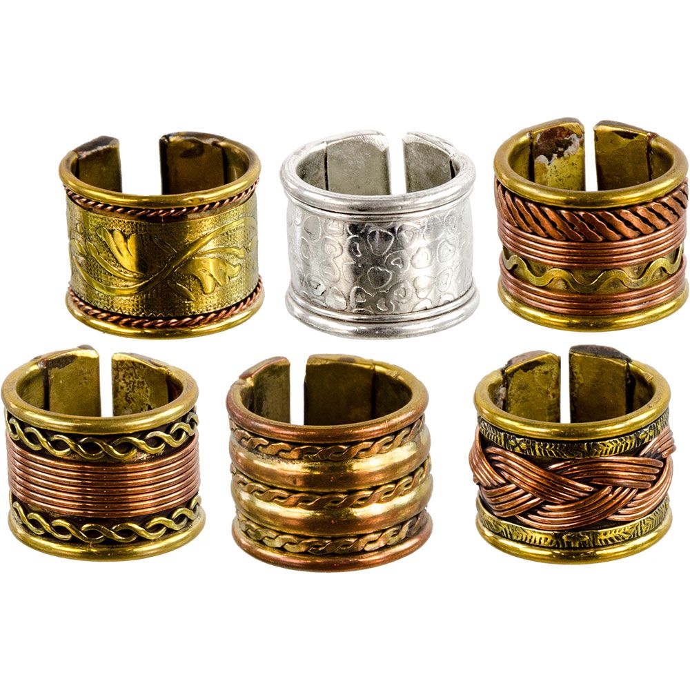 Copper and Brass Assorted Ring