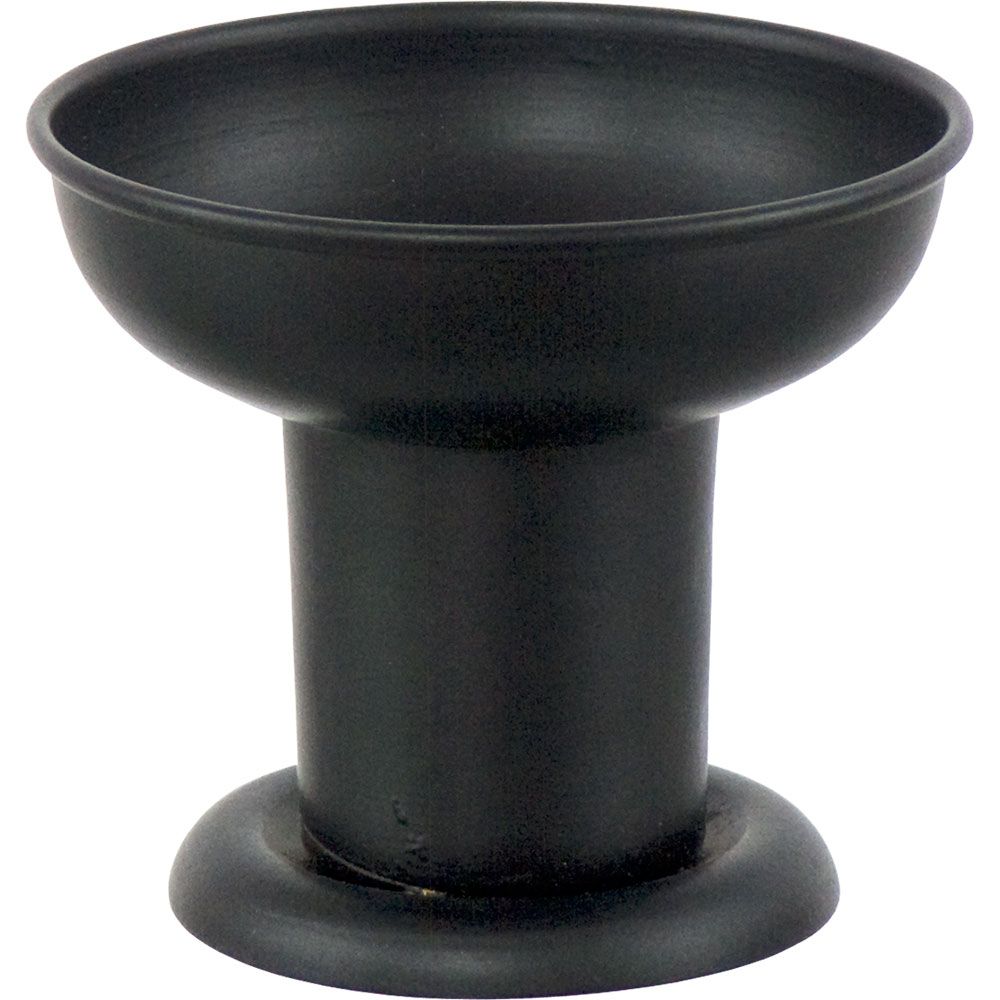 Pillar Holder Black Metal -- 3.5&quot; H x 3.75&quot; Di