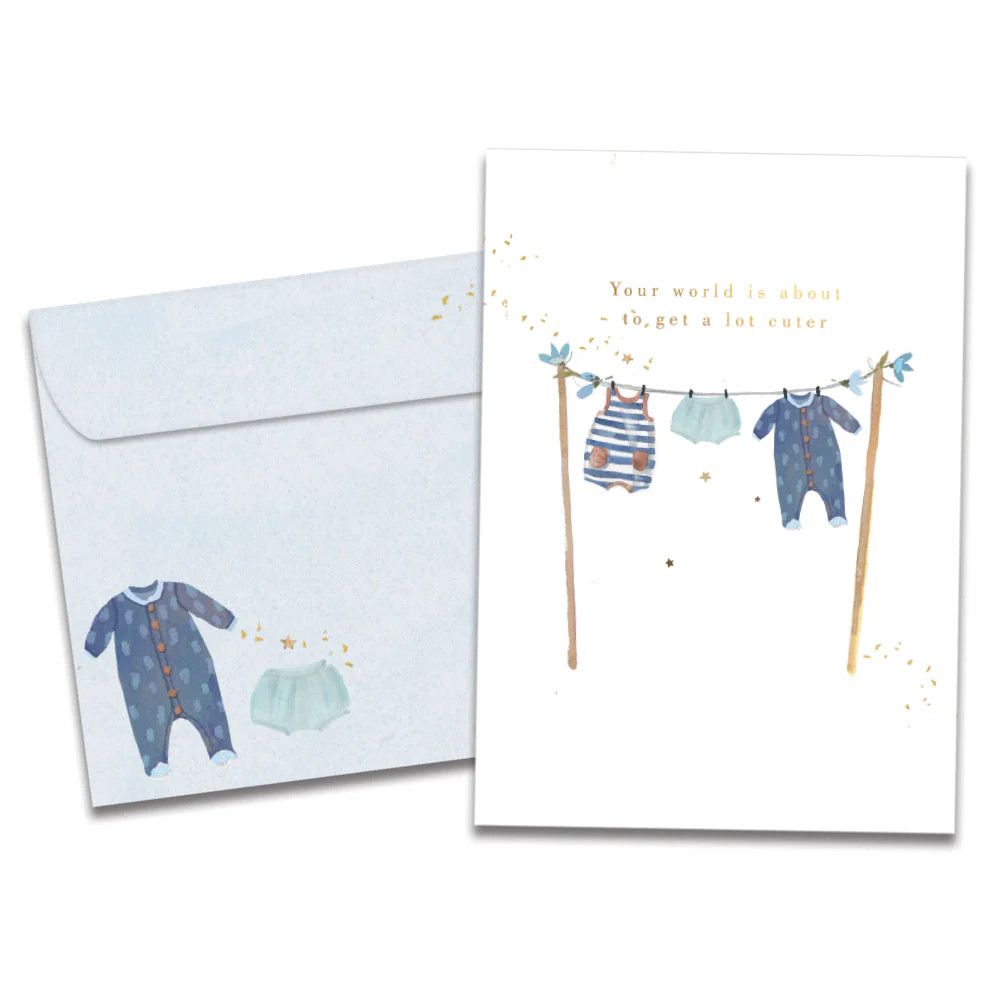 New Baby Boy Card