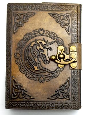 Journal Leather Unicorn