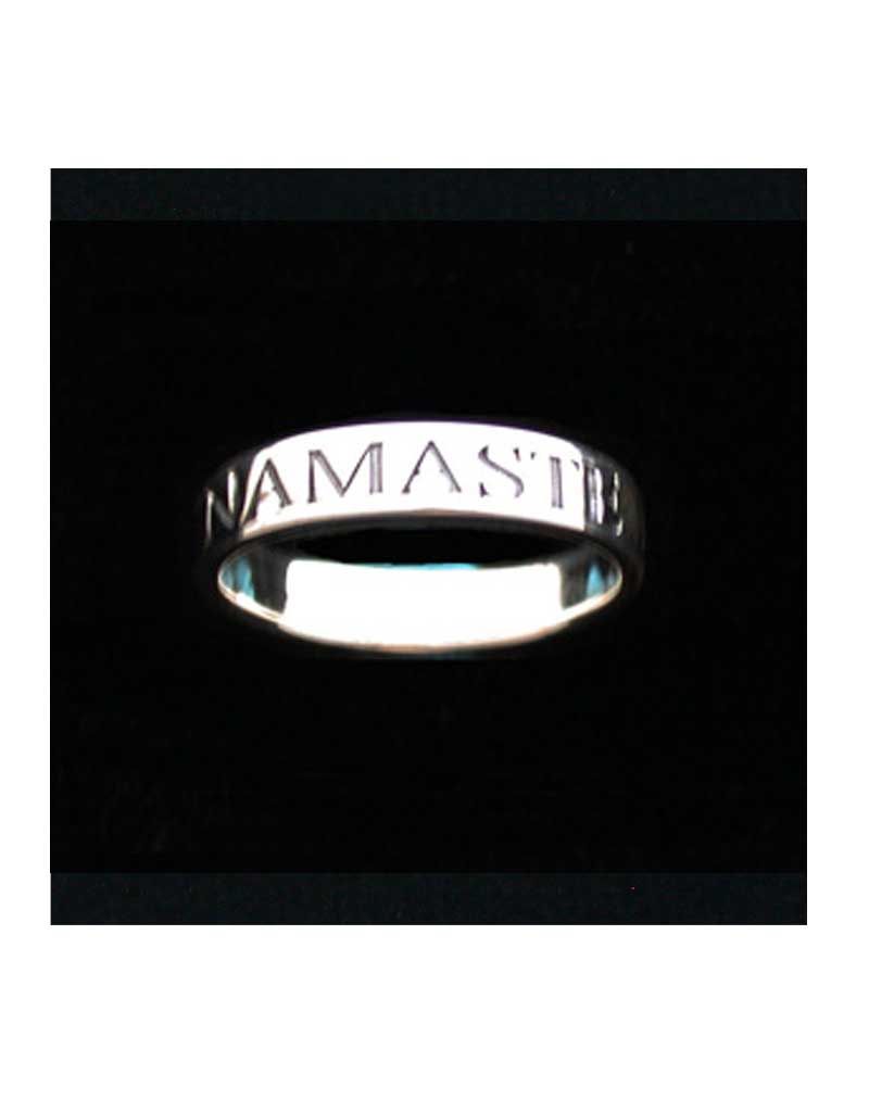 Namaste Ring - Size 5 Sterling Silver
