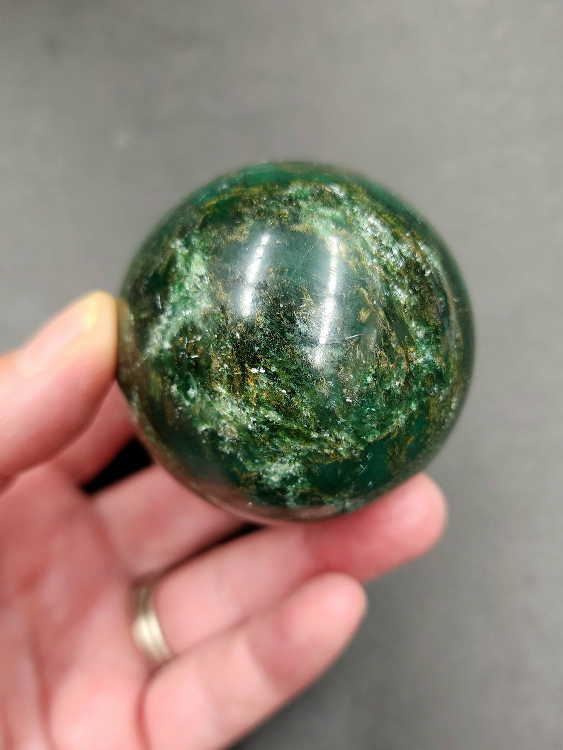 Emerald Spheres 2.25&quot;