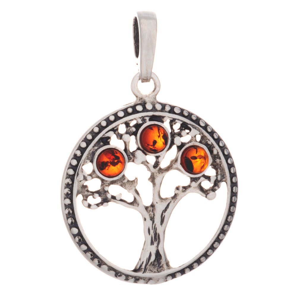 Amber Pendant Oak Tree